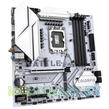 Материнская плата Colorful BATTLE-AX B760M-WHITE WIFI V20 картинка 2